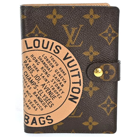 Authentic LOUIS VUITTON Monogram T&B Agenda PM Day Planner Cover bsj384-111325 - Picture 1 of 15
